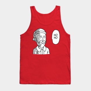 Santa Claus Superhero Anime Manga Christmas Parody Tank Top